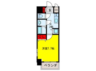 S-RESIDENCE緑橋駅前の物件間取画像